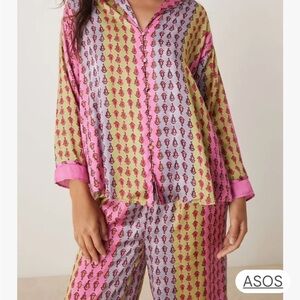 Free People Multicolor Pajama Set